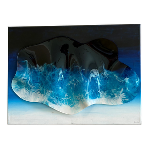Modern Ocean-Inspired Resin Artwork by Feyi