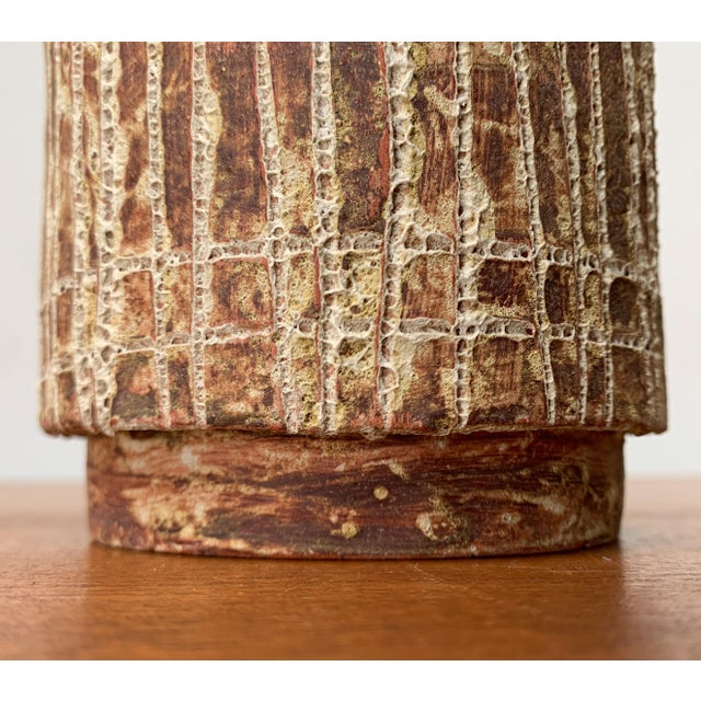 1960s Mid-Century Modern German Studio Pottery Mushroom Vase from Hase Dietz Keramik, 1960s For Sale - Image 5 of 18