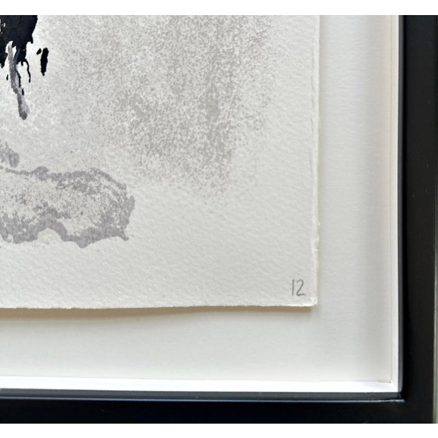 Emil Schumacher, Original Terragraph from the Book of Genesis, 1998, No. 12 For Sale - Image 4 of 6