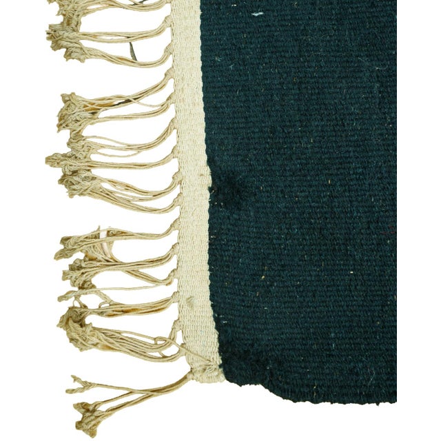 Vintage Handwoven Wool Floral Runner Rug, 1960s For Sale - Image 10 of 11