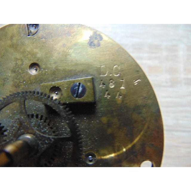 Vintage Wall-Mounted Wooden Clock from D.C. For Sale - Image 11 of 17