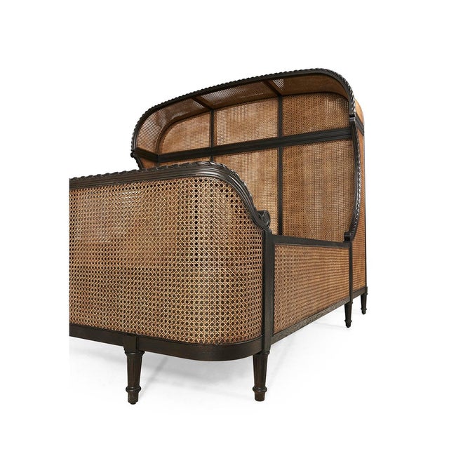 French Caned King Bed For Sale - Image 9 of 12