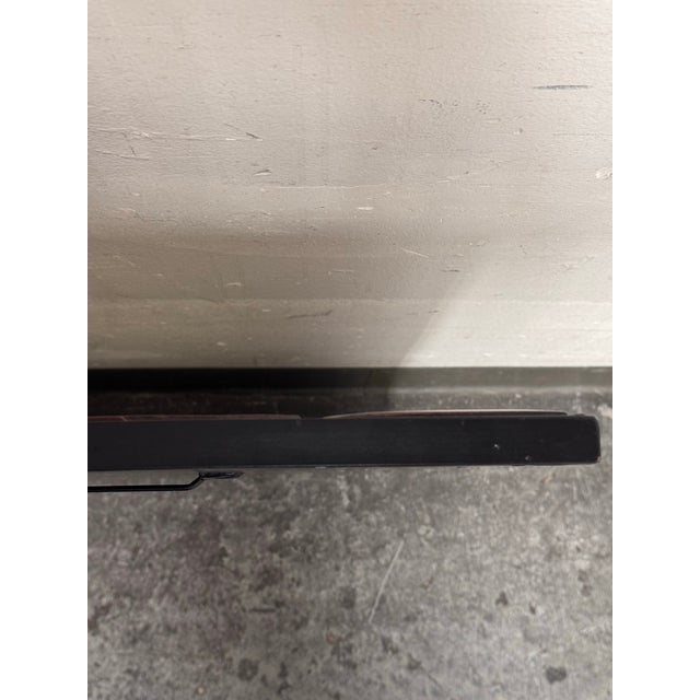 Post Modern Custom Design Metal + Red Ceramic Mirror For Sale - Image 12 of 12