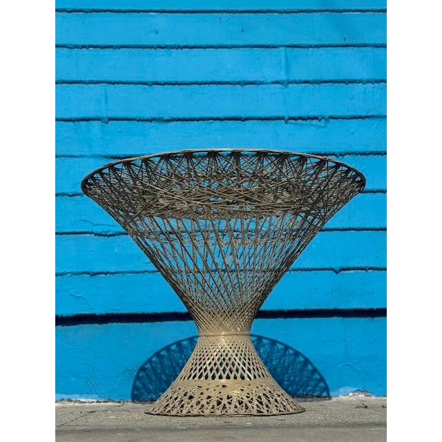 Mid-Century Modern 1970's Russell Woodard Style Spun Table For Sale - Image 3 of 8