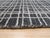 Contemporary 5x8 Gray Hand-Knotted Bamboo Silk Linen Texture Weave Geometric Carpet Rug For Sale - Image 3 of 5