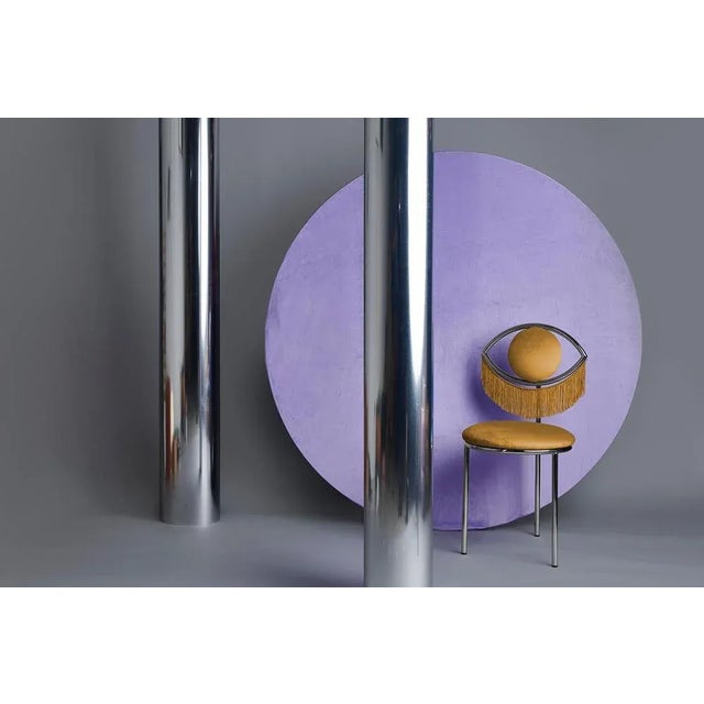 Not Yet Made - Made To Order Pompa Pouf by Houtique For Sale - Image 5 of 11