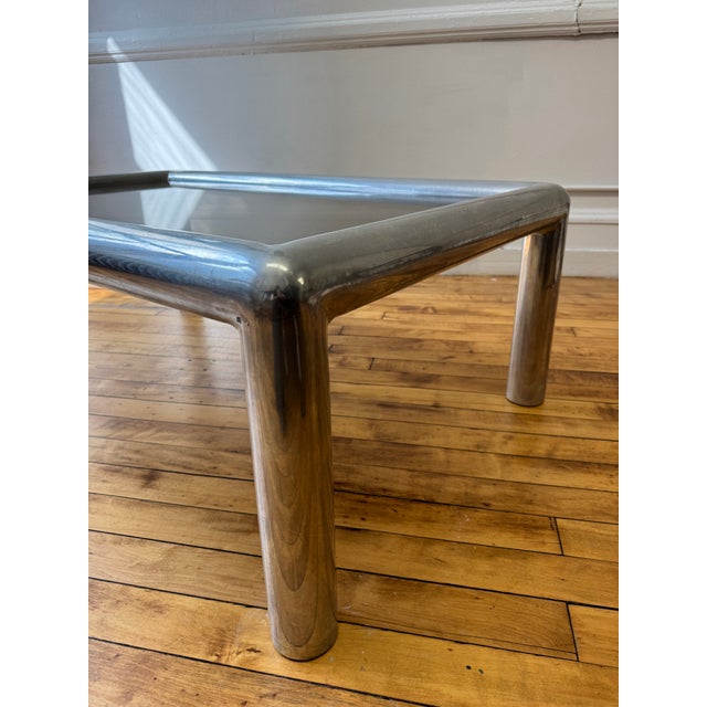 John Mascheroni John Mascheroni “Tubo” Aluminum Coffee Table, Circa 1967 For Sale - Image 4 of 7