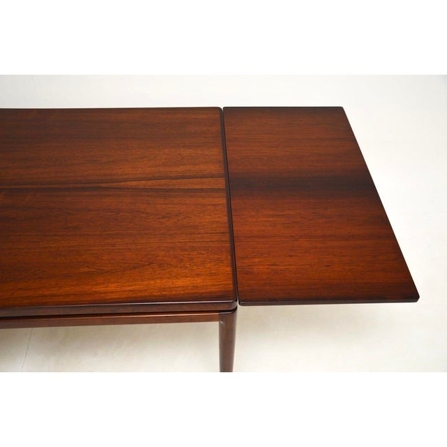 Vintage Danish Dining Table and Chairs by Johannes Andersen for Christian Linneberg, 1960, Set of 7 For Sale - Image 10 of 18