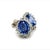 Natural Sapphire Diamond Earrings 14k Gold 3.2 TCW Certified For Sale - Image 10 of 12