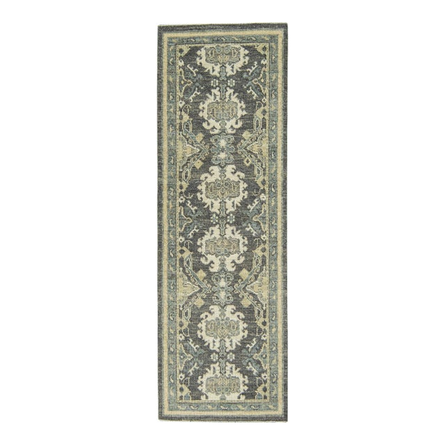 Turkish Oushak Rug 2'10" x 8'8" #20260 For Sale