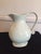 Very rare large pitcher by Juliska Ceramics in the much sought after cucumber or celadon finish with white trim. This gem...