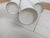 1960s Three-Light Tubetto Wall Lamps in White Iron and Chrome by Stilnovo, 1960s, Set of 2 For Sale - Image 5 of 8