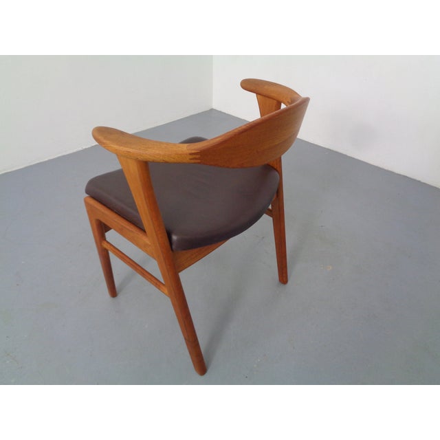 Teak Chair by Erik Kirkegaard for Høng Stolefabrik, Denmark, 1960s For Sale - Image 11 of 18