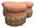 Ferrell Mittman Hollywood Regency Style Clover Form Tufted Ottoman For Sale