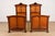 Art Deco Louis Majorelle Antique French Art Nouveau Carved Walnut Twin Size Beds, Circa 1900 For Sale - Image 3 of 13