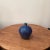 Mid 20th Century Studio Pottery Stoneware Dark Blue & Green Ombré Small Neck Vase With Makers Mark For Sale - Image 12 of 12