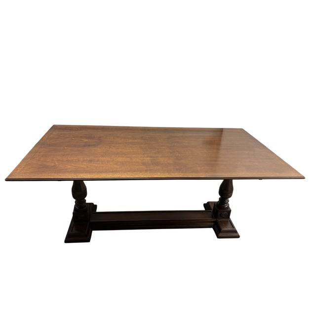 Henredon Fliptop Console Dining Table Vintage console/dining table by high-end maker Henredon, dating to the mid 20th...