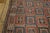 1890s Multi Geometric Tribal Antique Caucasian Verneh Flat-Weave Carpet 5'4" X 5'8" Kilim Wool Rug For Sale In New York - Image 6 of 11