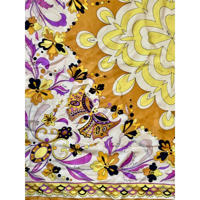 Vintage Emilio Pucci for Saks Fifth Avenue Butterfly Silk