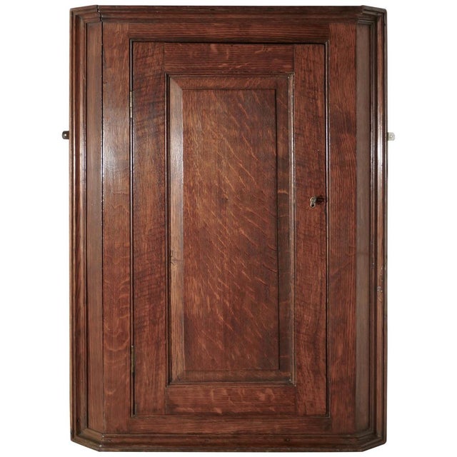 18th Century Country Oak Corner Cupboard, 1750s For Sale - Image 9 of 9