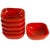 Italian Red Glazed Ceramic Bowls, 1970s, Set of 6 For Sale - Image 9 of 9