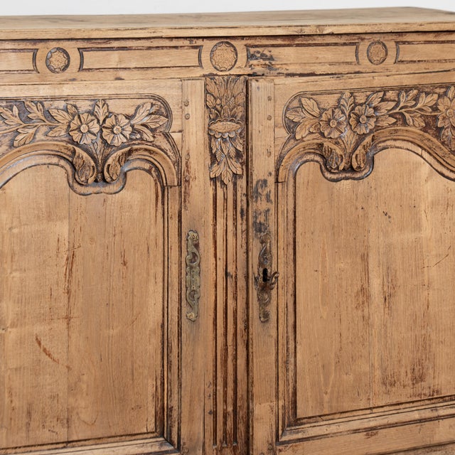 Early 19th Century French Bleached Oak Sideboard Buffet For Sale - Image 9 of 16
