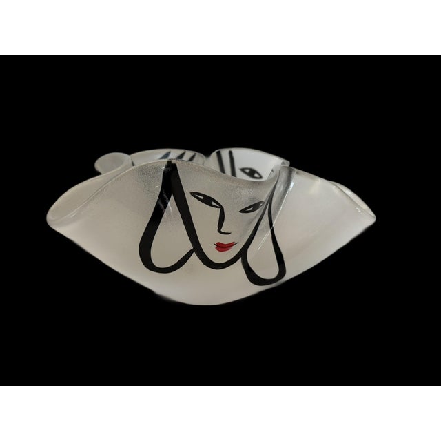 Kosta Boda "Happy Going" Glass Bowl From Kosta Boda Designed by Ulrica Hydman- Vallien For Sale - Image 4 of 15
