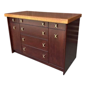 Paul Frankl for Johnson Furniture Company Small Credenza Storage Cabinet