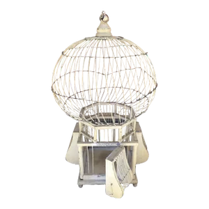 Vintage Shabby Chic Balloon Bird Cage