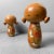 Wood Vintage Sosaku Kokeshi Dolls by Uchida Schinichiro, Japan, 1960s, Set of 2 For Sale - Image 7 of 13