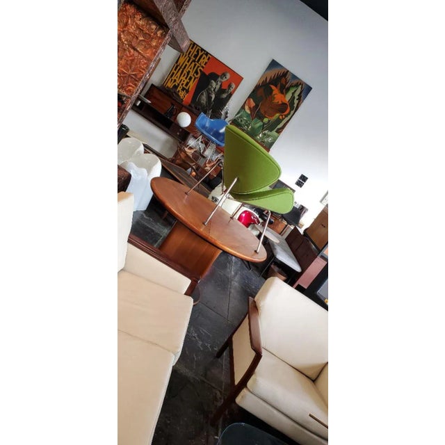 1990s Vintage Authentic Pierre Paulin "Green" Orange Slice Lounge Chair For Sale - Image 11 of 13