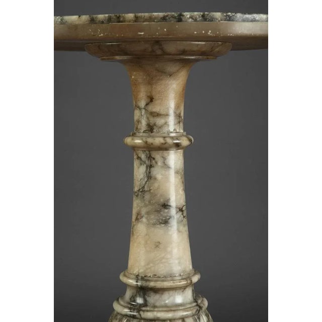 Italian Marble Marquetry Table For Sale - Image 6 of 11