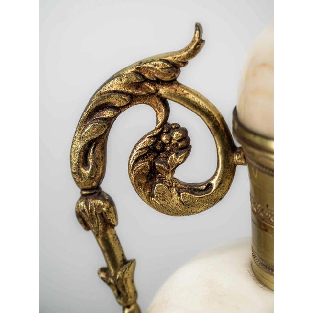 2000 - 2009 Marble Cassolettes Vases, Set of 2 For Sale - Image 5 of 8