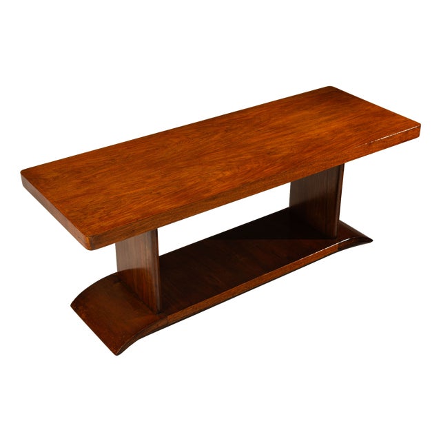 Coffee Table in Mahogany by T Woonhuys, the Netherlands, 1930s For Sale