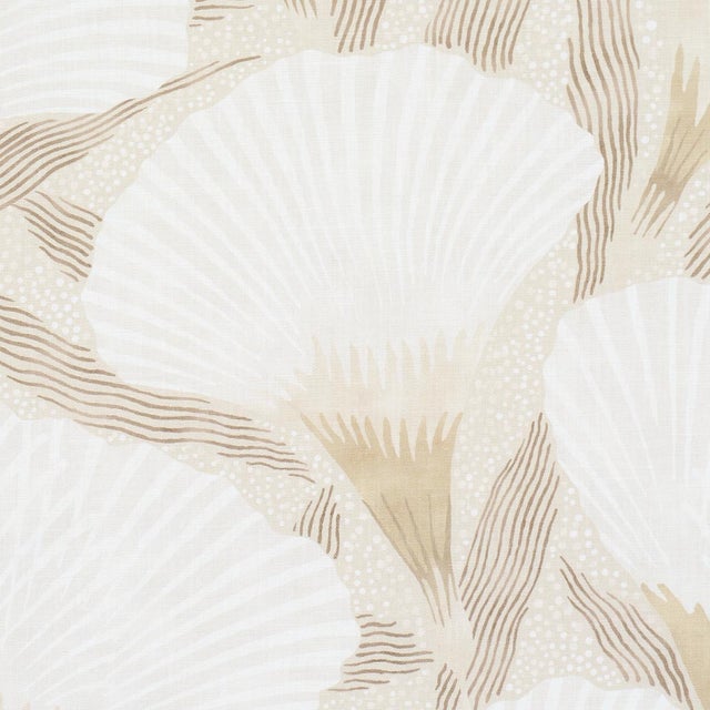 Traditional Sample - Schumacher Constance Fabric In Neutral For Sale - Image 3 of 5