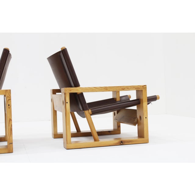 1960s Lounge Chairs by Ate van Apeldoorn for Houtwerk Hattem, Netherlands, 1960s , Set of 2 For Sale - Image 5 of 12