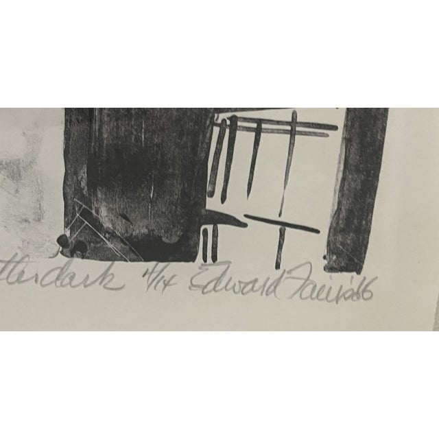 Mid-Century Modern Ted Faiers Woodcut Print Dated 1966 For Sale - Image 3 of 13