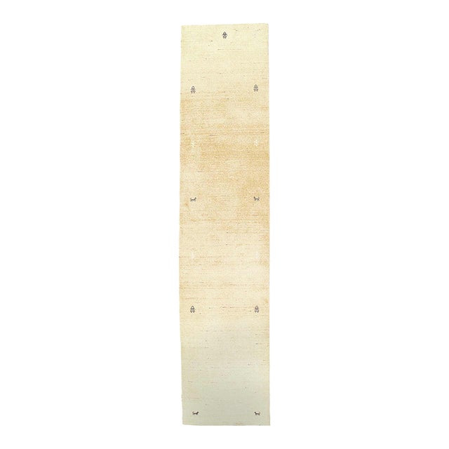 Pasargad DC Fine Hand Knotted Gabbeh Runner Rug For Sale