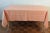 Modern Vintage Bardwil Rectangular Mauve Tablecloth For Sale - Image 3 of 3