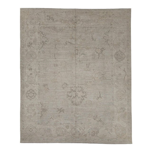 Oushak Rug 8'3" x 9'10" For Sale