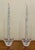 Contemporary Vintage Lucite Silver Flake Candle Tapers - A Pair For Sale - Image 3 of 6