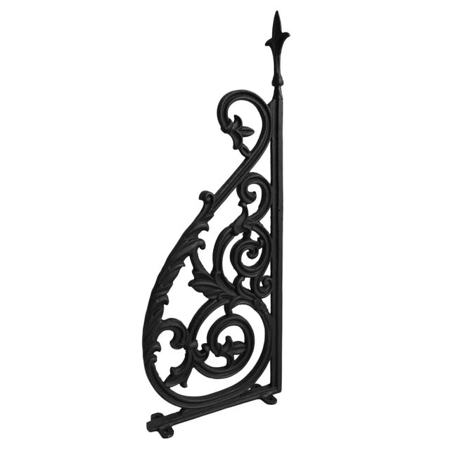 Gothic Vintage Cast Iron Scroll Bracket For Sale - Image 3 of 3