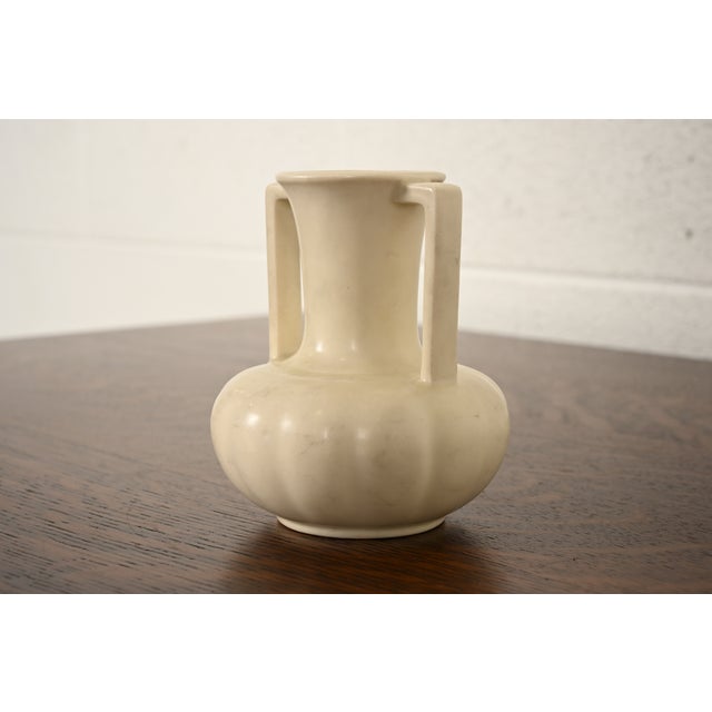 Rookwood Pottery Arts & Crafts Glazed Ceramic Handled Vase, 1932 For Sale In South Bend - Image 6 of 13