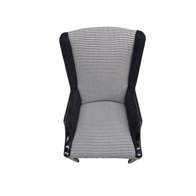 Wood Vintage Lounge Chairs Newly Reupholstered - Pair For Sale - Image 7 of 10