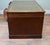 Metal Victorian Pedestal Desk in Mahogany and Leather Top, 1880 For Sale - Image 7 of 9