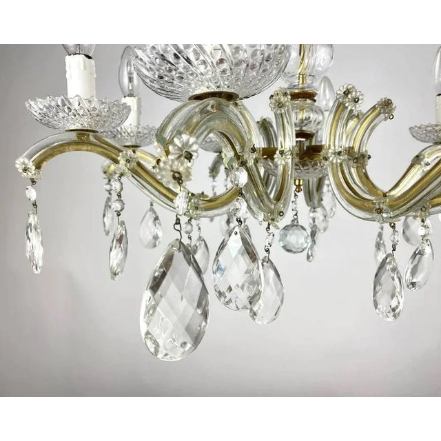 Maria Theresa Crystal Chandelier, 1970s For Sale - Image 4 of 9
