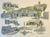 1980s U.S. Military Academy West Point Campus Print by Liz Bryant – Hand-Colored Architectural Illustration, 24” X 18” For Sale