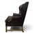 Baker Furniture Company Vintage Baker Furniture Georgian Style Brown Leather Wingback Armchair For Sale - Image 4 of 13