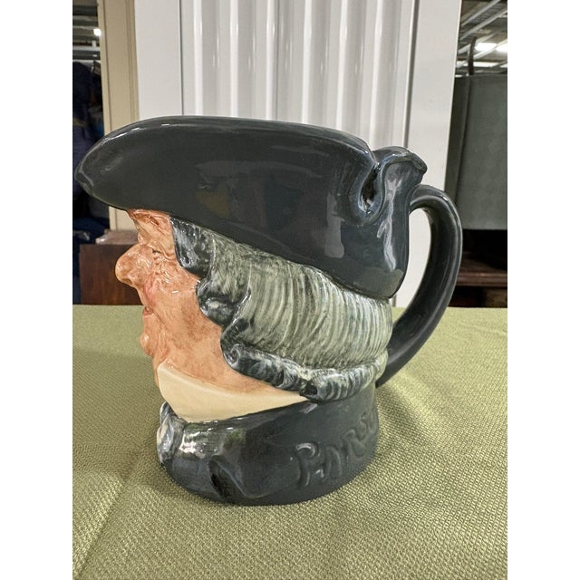 Vintage 1958 Royal Doulton Parson Brown Porcelain Toby Character Jug Mug