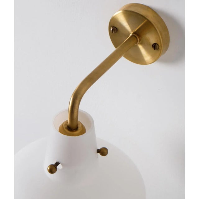 Gold Wall Lamp attributed to Hans Bergström, Sweden, 1950s For Sale - Image 8 of 13
